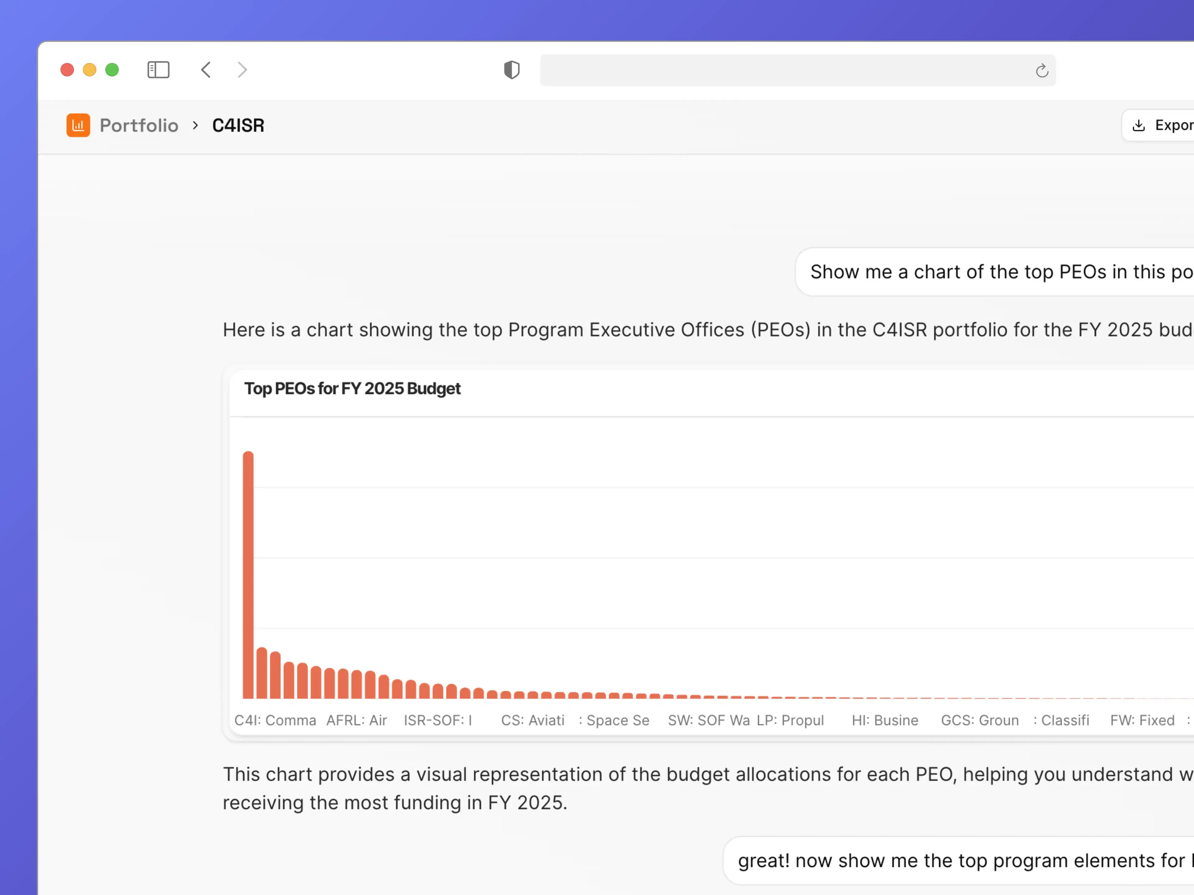 AI Assistant Screenshot